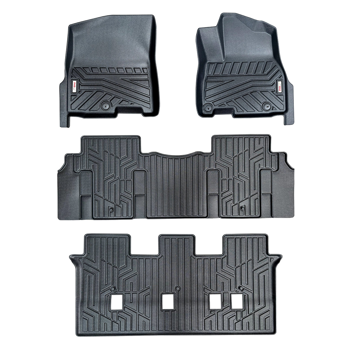 3D Moulded Car Floor Mats fit KIA Carnival KA4 2020~Onward 1st 2nd & 3rd row mats (NOT for Hybrid)