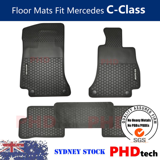 ***Pre-Order***All Weather Rubber Car Floor Mats Fit Mercedes Benz AMG C Class C-Class W205