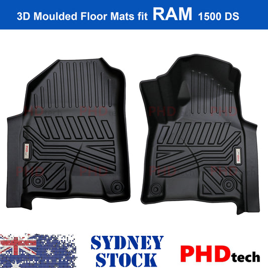 3D Moulded Floor mats Front Set Fit ASV Convert RAM DS 1500/2500/3500 Front Mats