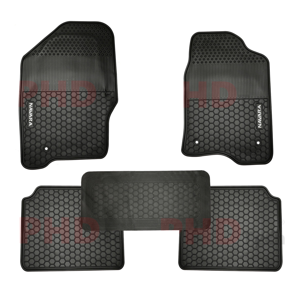 All Weather Rubber Car Floor Mats Fit Nissan Navara D40 Dual Cab Spain