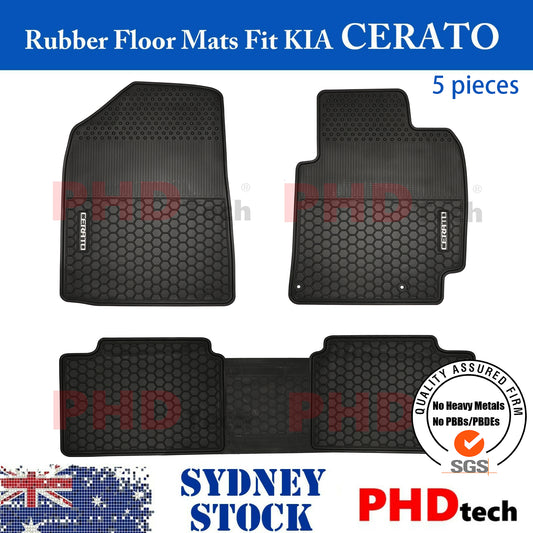 All Weather Rubber Car Floor Mats Fit KIA CERATO Jul 2018~Onwards