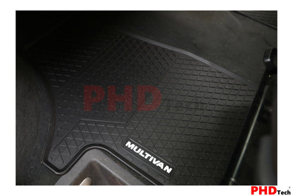 All Weather Rubber Car Floor Mats Fit VW Multivan T6 2016-2021