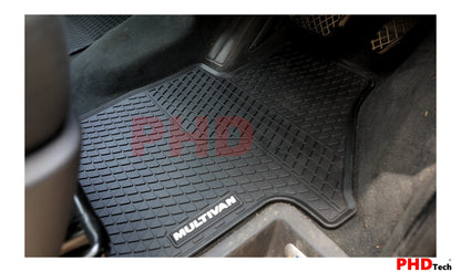 All Weather Rubber Car Floor Mats Fit VW Multivan T6 2016-2021
