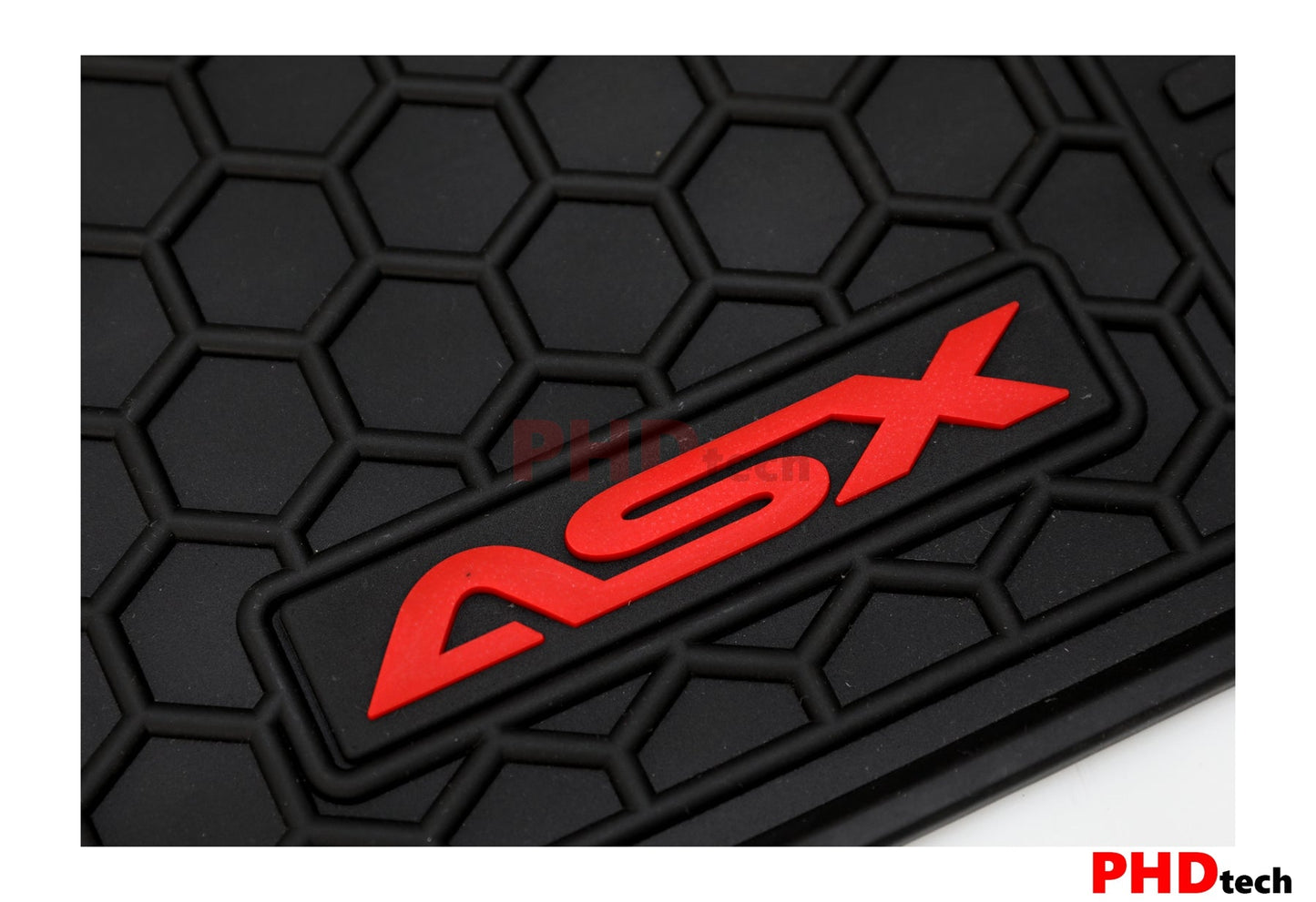 All Weather Rubber Boot Liner fit MITSUBISHI ASX 2010-2022 Red Trim