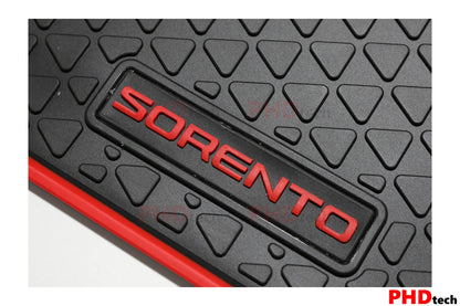 All Weather Rubber Car Floor Mats Fit Kia Sorento UM 2015 - 2020