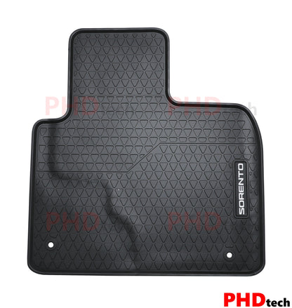 All Weather Rubber Car Floor Mats Fit Kia Sorento UM 2015 - 2020