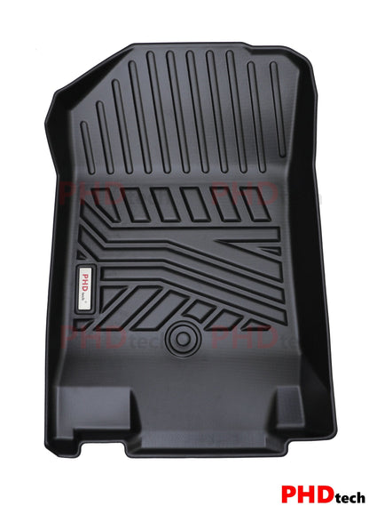 3D Moulded Car Floor Mats fit LDV T60 2018~2021 Front Mats(W/ Driver Footrest)