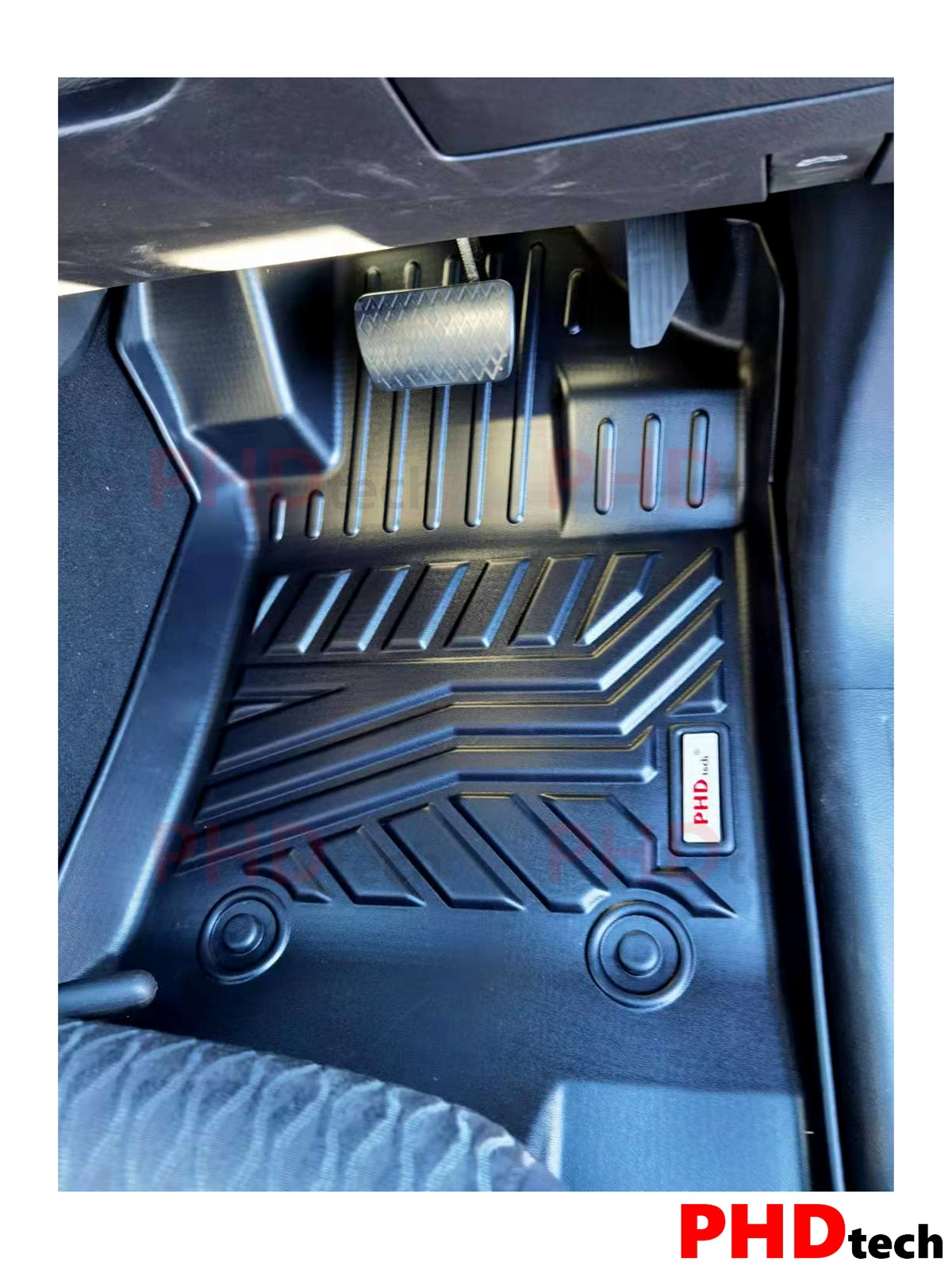 LDV T60 Jul 2022~Onward 3D Moulded Car Floor Mats T 60 Max LUXE Max PRO (W/ Driver Footrest)