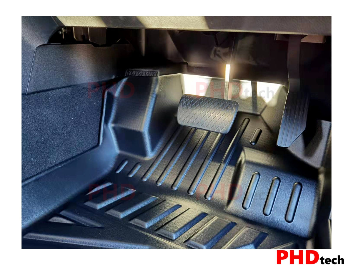 LDV T60 Jul 2022~Onward 3D Moulded Car Floor Mats T 60 Max LUXE Max PRO (W/ Driver Footrest)