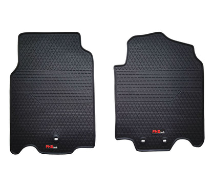 Fit Toyota Hiace Van 2019 + Front Set Only Tailor Made All Weather Rubber Floor Mats