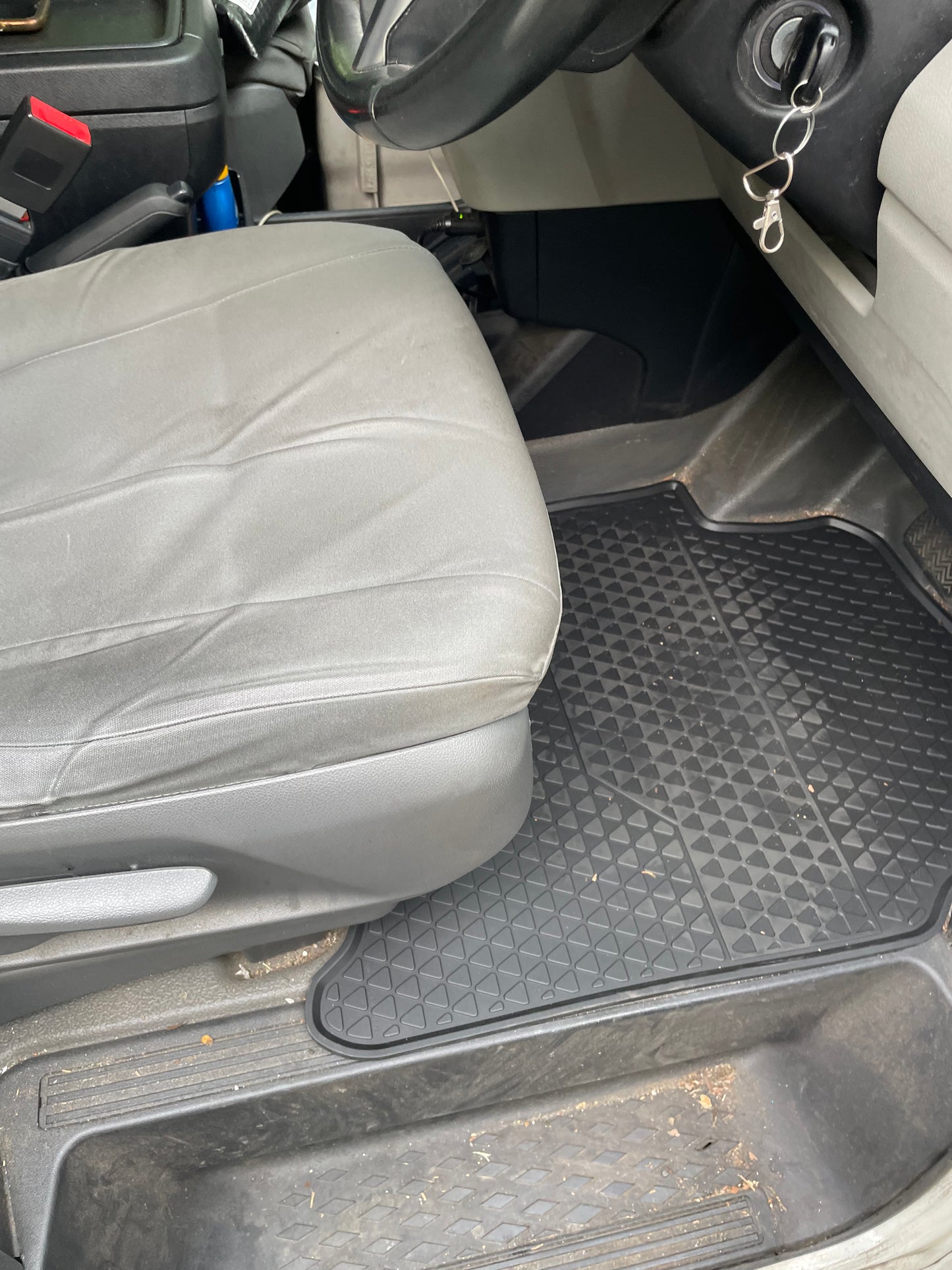 Fit Toyota Hiace Van 2019 + Front Set Only Tailor Made All Weather Rubber Floor Mats