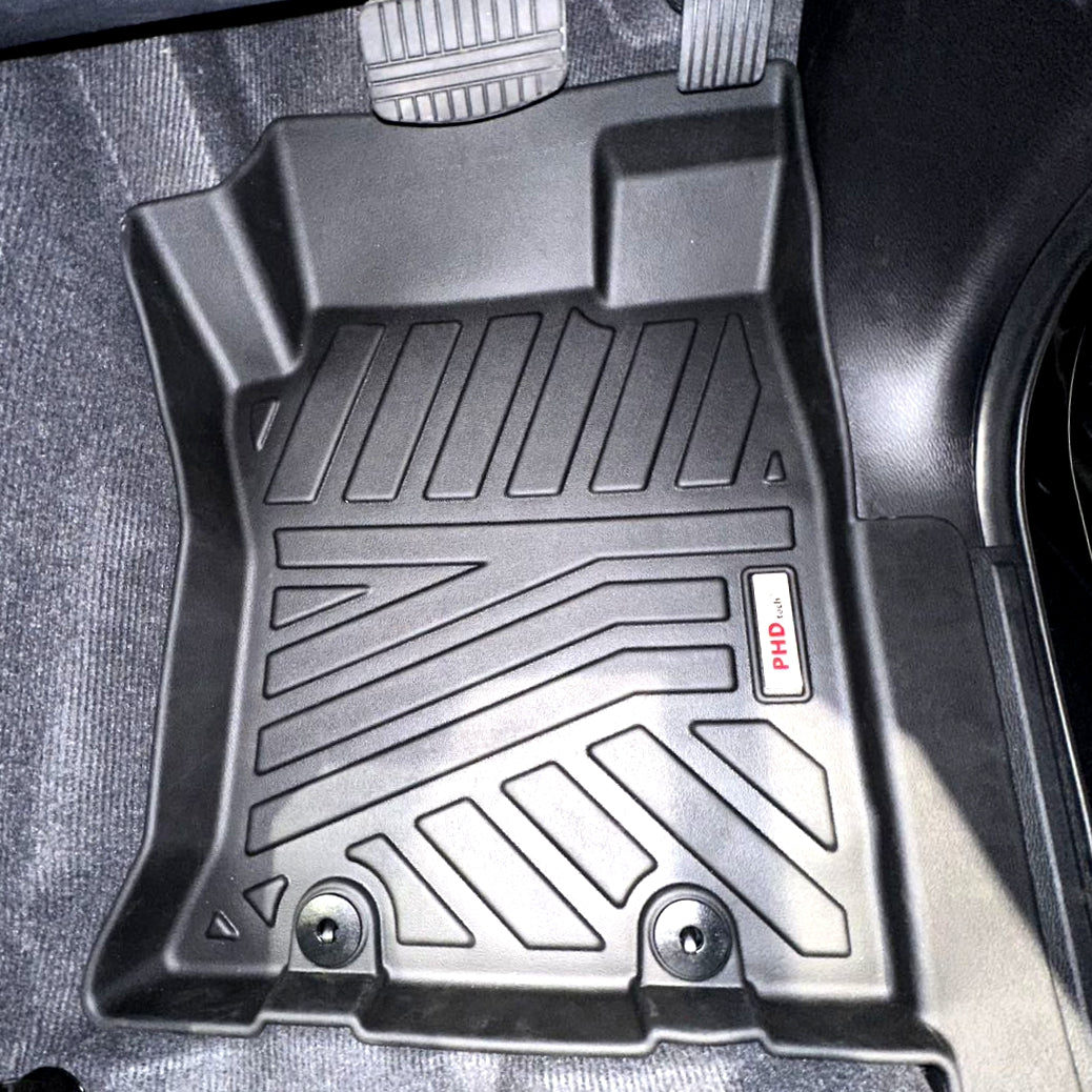 3D Moulded Car Floor Mats Fit All New MITSUBISHI Triton MV 2024 ~ Onwards