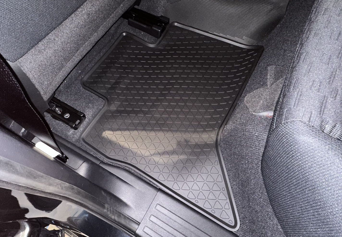 All Weather Rubber Car Floor Mats fit MITSUBISHI Triton MV Dual Cab 2024 ~Onward