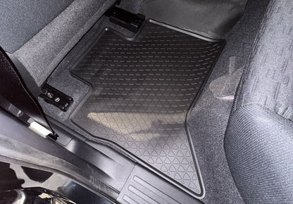 All Weather Rubber Car Floor Mats fit MITSUBISHI Triton MV Dual Cab 2024 ~Onward