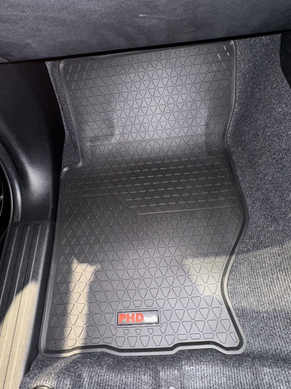 All Weather Rubber Car Floor Mats fit MITSUBISHI Triton MV Dual Cab 2024 ~Onward