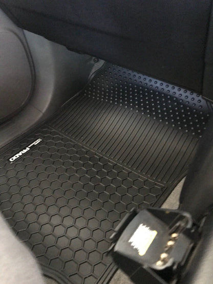 All Weather Rubber Car Floor Mats Fit Toyota Landcruiser Prado 150 Land Cruiser 2013-2024