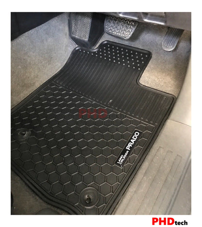 All Weather Rubber Car Floor Mats Fit Toyota Landcruiser Prado 150 Land Cruiser 2013-2024