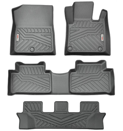 3D Moulded Car Floor Mats fit KIA Sorento 2020~Onwards 3 Row Full Set