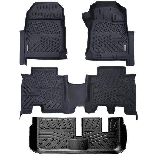 Acoustic 3D Moulded Car Floor Mats Fit ISUZU MUX MU-X MY21+ 2021~Onward 3-Row Set