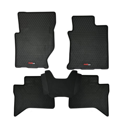 All Weather Rubber Car Floor Mats fit MITSUBISHI Triton MV Dual Cab 2024 ~Onward