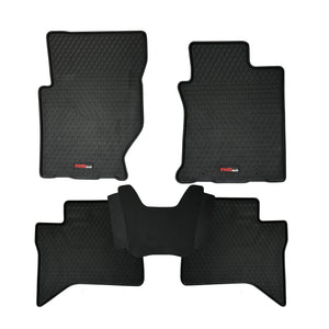 All Weather Rubber Car Floor Mats fit MITSUBISHI Triton MV Dual Cab Apr. 2024 ~Onward