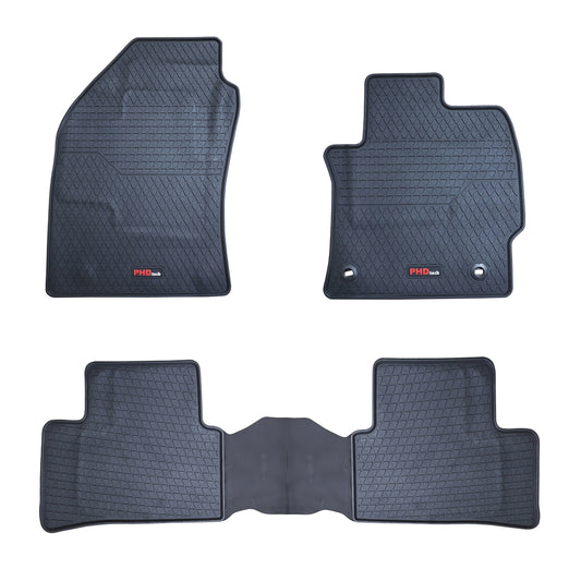 All Weather Rubber Car Floor Mats fit Toyota Corolla Cross (1st Gen) 2022~Onwards