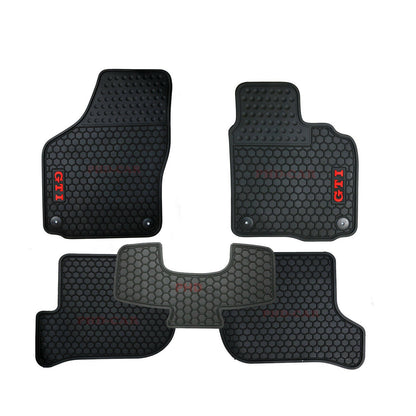 All Weather Rubber Car Floor Mats fit VW Golf GTI MK5 & MK6 Volkswagen