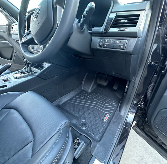 3D Moulded Car Floor Mats fit SsangYong Ssang Yong Musso 2019~Onward Auto ONLY