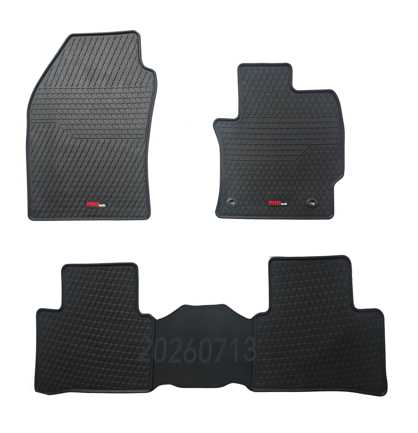 All Weather Rubber Car Floor Mats fit Toyota Corolla Cross (1st Gen) 2022~Onwards