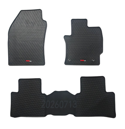 All Weather Rubber Car Floor Mats fit Toyota Corolla Cross (1st Gen) 2022~Onwards