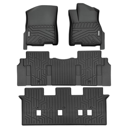 3D Moulded Car Floor Mats fit KIA Carnival KA4 2020~Onward 1st 2nd & 3rd row mats (NOT for Hybrid）