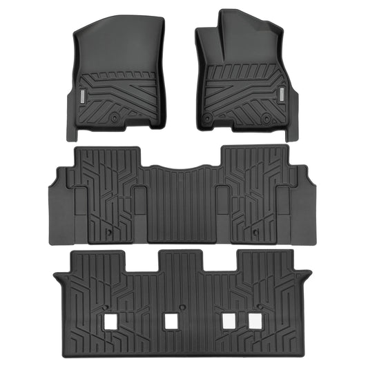 3D Moulded Car Floor Mats fit KIA Carnival KA4 2020~Onward 1st 2nd & 3rd row mats Full Set