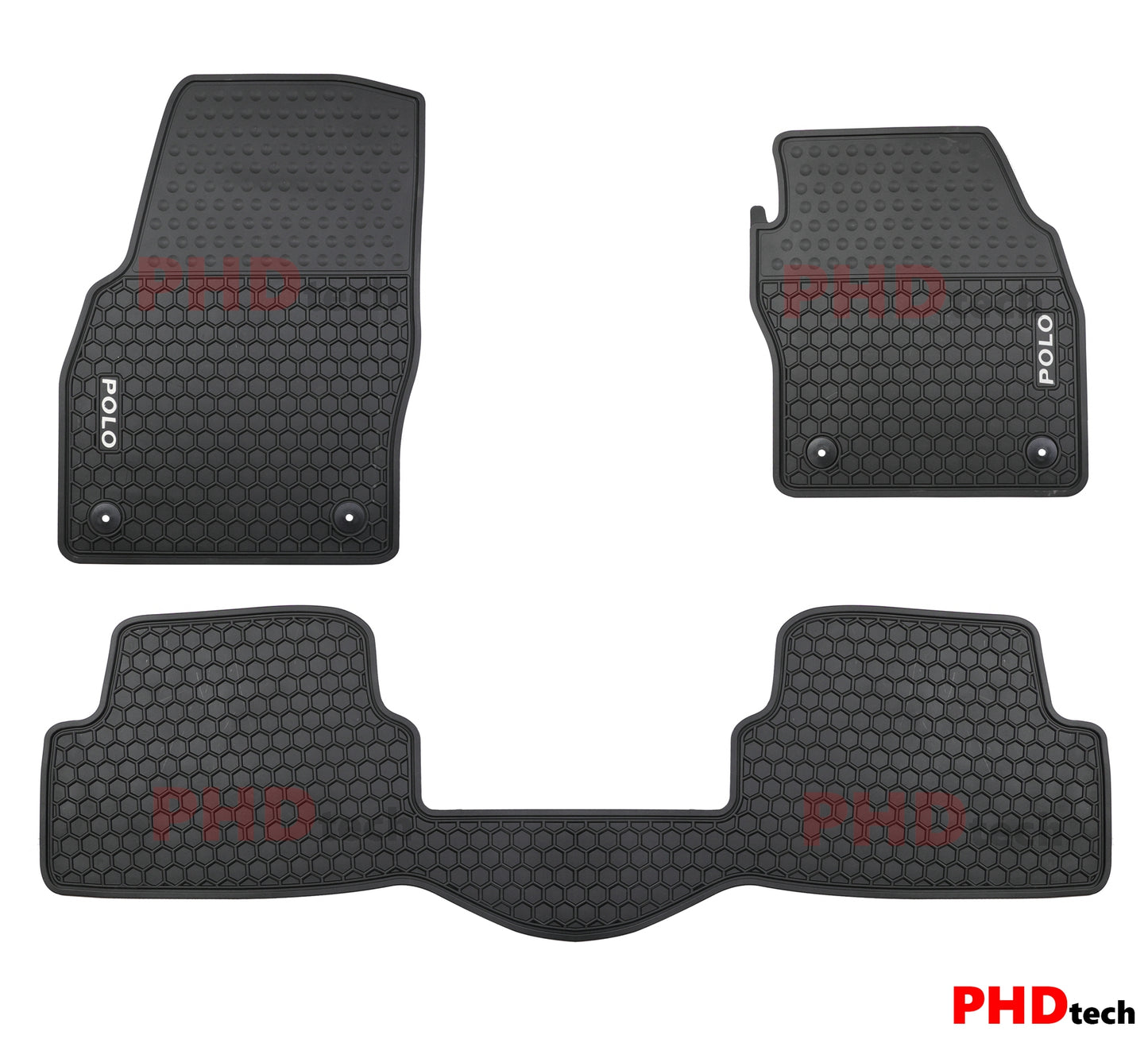All Weather Rubber Car Floor Mats fit VW Polo 2018~Onwards