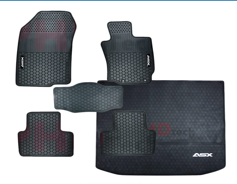 All Weather Rubber Car Floor Mats & Boot Liner Set fit MITSUBISHI ASX 2010-2022