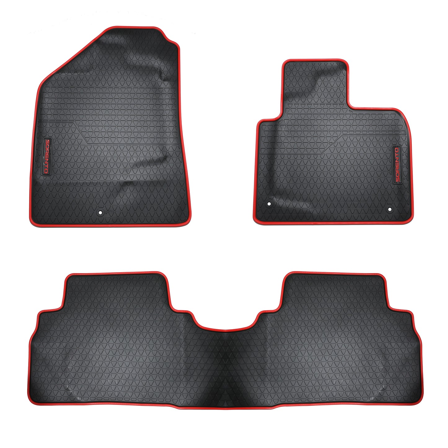 All Weather Rubber Car Floor Mats Fit Kia Sorento UM 2015 - 2020