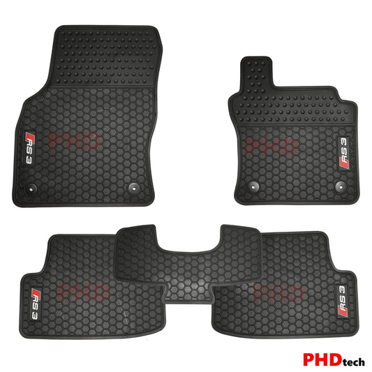 All Weather Rubber Car Floor Mats Fit Audi A3 2013~2020 RS3