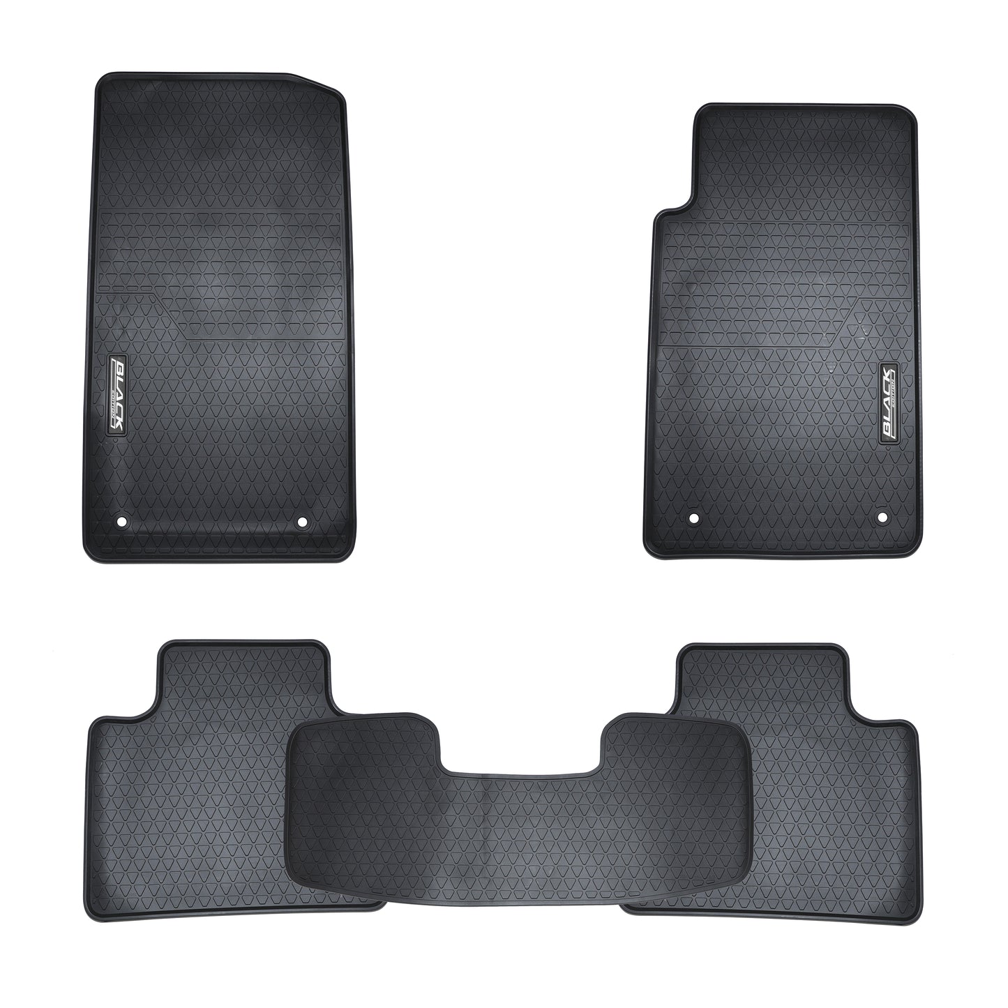 Quality All Weather Rubber Floor Mats fit Holden Commodore VF Series 1 & 2 Black Edition