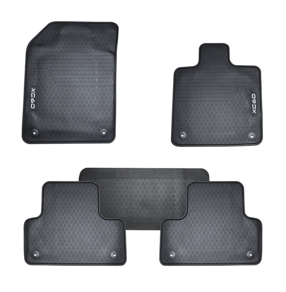 Quality All Weather Rubber Floor Mats fit Volvo XC60 XC 60 II 2017~New