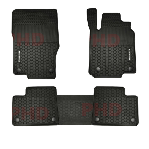 All Weather Rubber Car Floor Mats Fit Mercedes Benz GLE W166 AMG 2012~2019