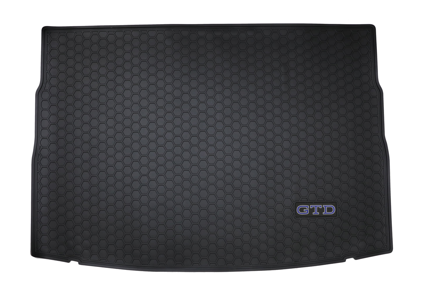 All Weather Rubber Car Boot Liner Set fit VW Golf GTD MK8 Volkswagen --Blue GTD logo