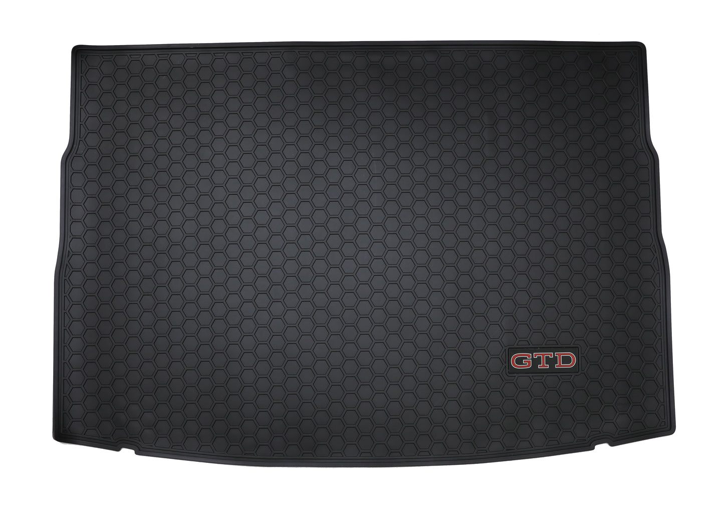 All Weather Rubber Car Boot Liner Set fit VW Golf GTD MK8 Volkswagen --red GTD logo