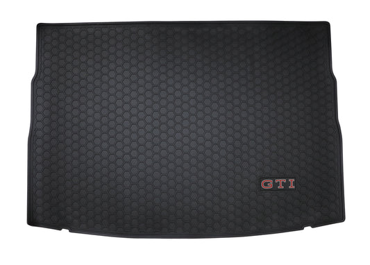 All Weather Rubber Car Boot Liner Set fit VW Golf GTI MK8 Volkswagen --red GTI logo