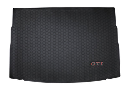 All Weather Rubber Car Floor Mats + Boot Liner Set fit VW Golf GTI MK8 Volkswagen--Red GTI