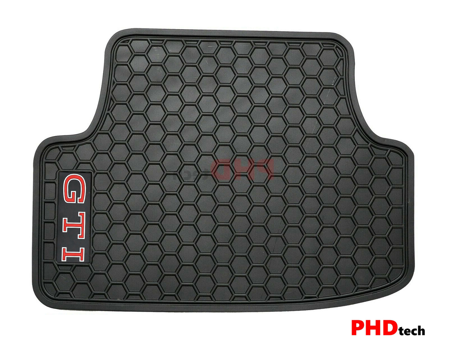 All Weather Rubber Car Floor Mats + Boot Liner Set fit VW Golf GTI MK8 Volkswagen--Red GTI