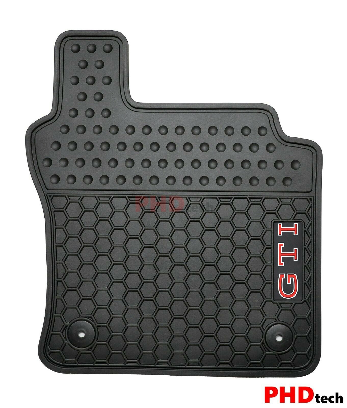 All Weather Rubber Car Floor Mats + Boot Liner Set fit VW Golf GTI MK8 Volkswagen--Red GTI