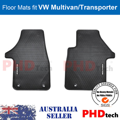 All Weather Rubber Car Floor Mats Fit VW Multivan T6 2016-2021