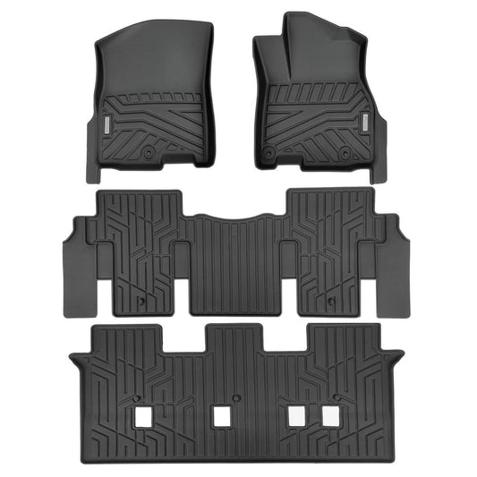 3D Moulded Car Floor Mats fit KIA Carnival KA4 2020~Onward 1st 2nd & 3rd row mats (NOT for Hybrid）