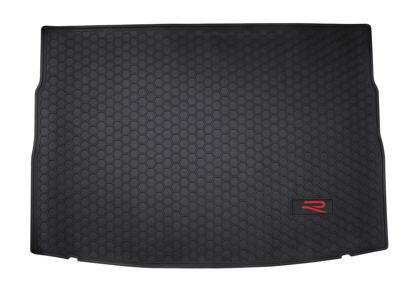 All Weather Rubber Car Boot Liner Set fit VW Golf R MK8 Volkswagen R-Line--Red R