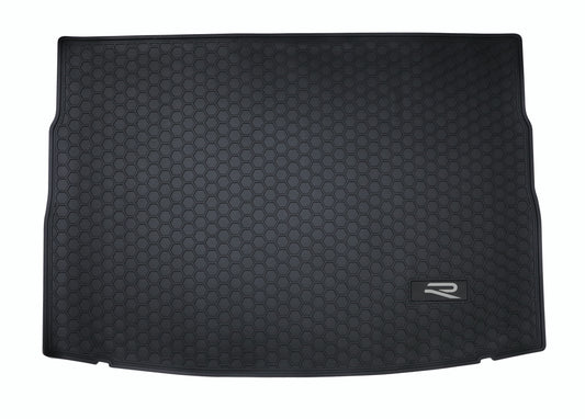 All Weather Rubber Car Boot Liner Set fit VW Golf R MK8 Volkswagen R-Line--White R