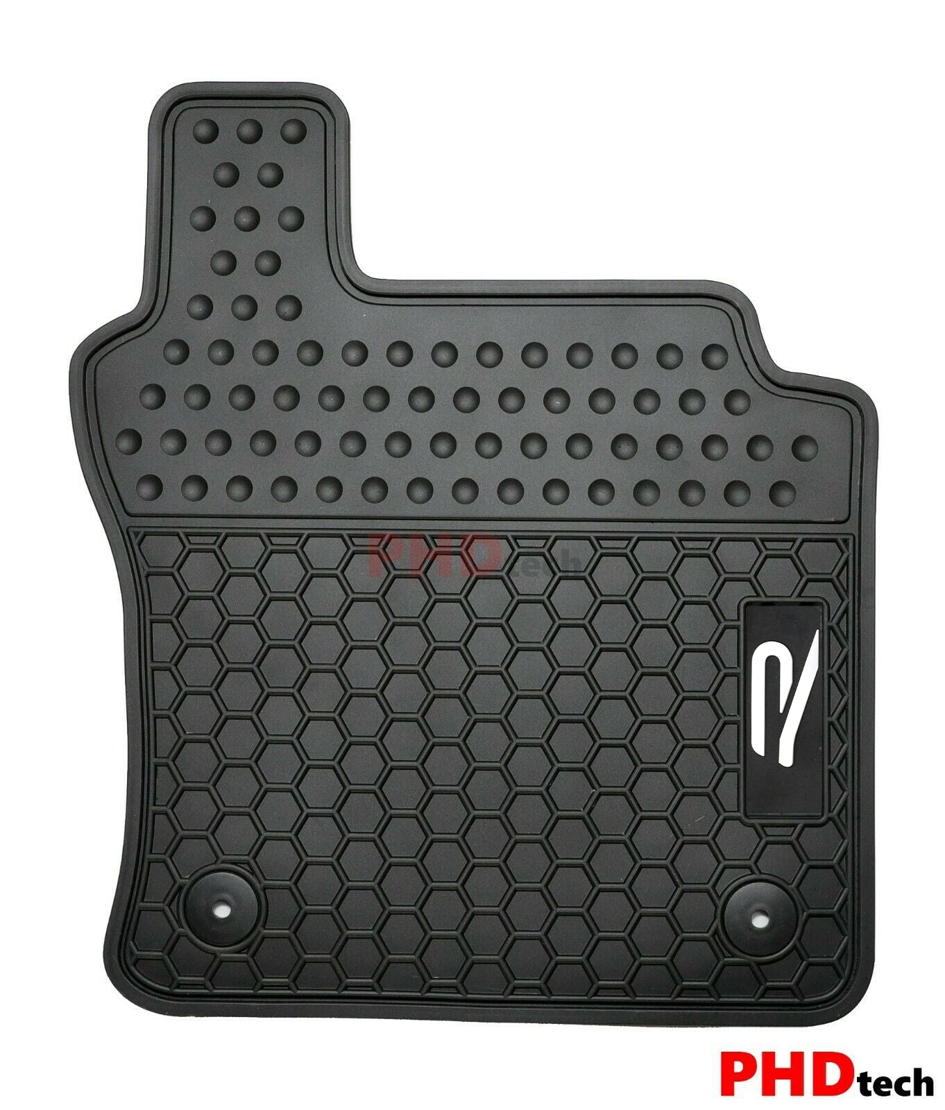 All Weather Rubber Car Floor Mats fit VW Golf R MK8 Volkswagen-white R